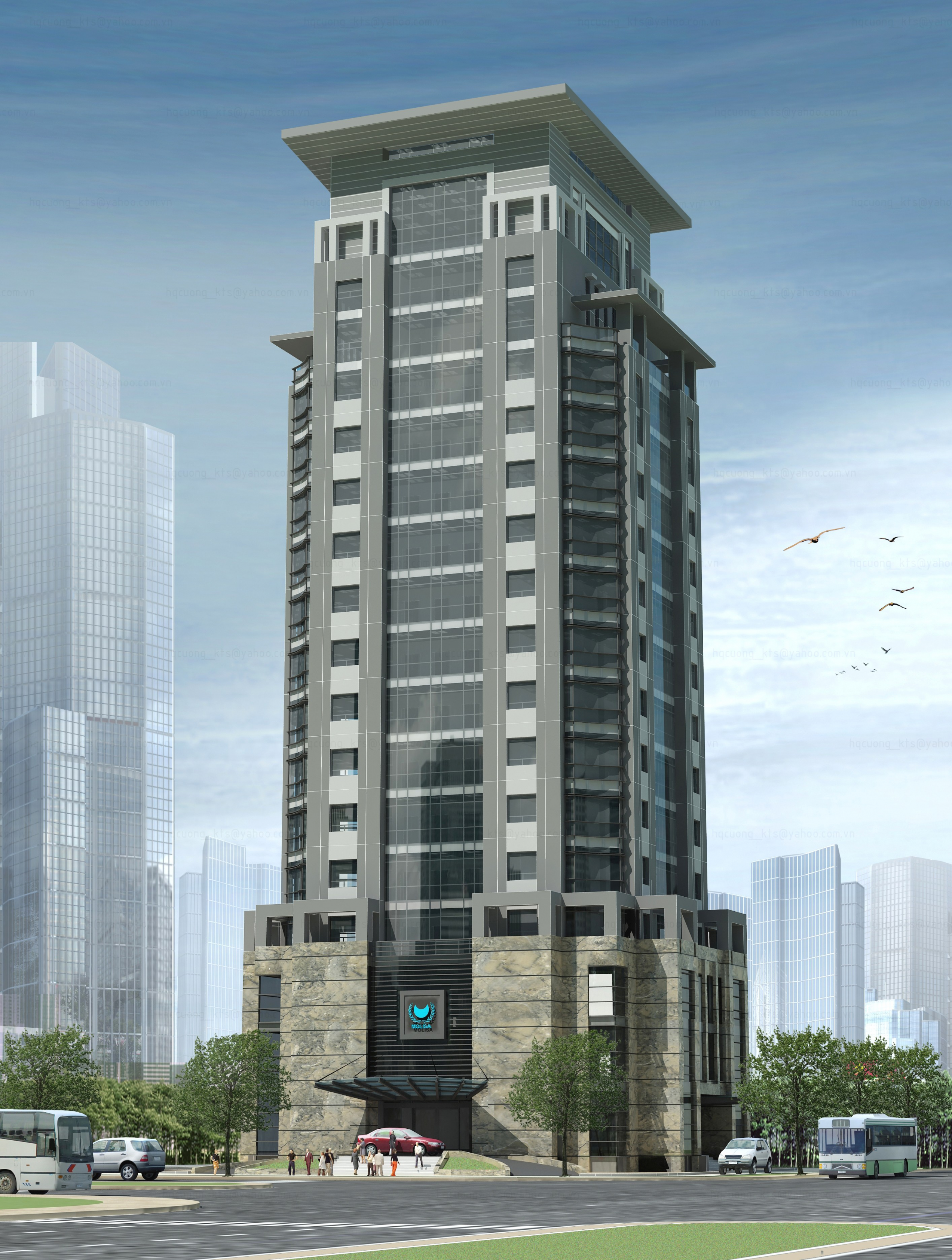 Nhà làm việc 17 tầng